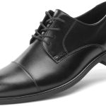 men Classic Dress Oxfords, Wingtip  Modern Formal Lace Up Shoes, Round Toe