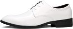 men Pointed-Toe Tuxedo Dress Shoes Casual Slip-on Loafer - Image 2