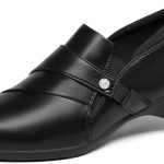 Loafers for Women Slip-on Dressy Comfortable Business Casual Work Office Faux Leather Loafer Shoes with Arch Support