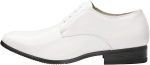 Men's Faux Patent Leather Tuxedo Dress Shoes Classic Lace-up Formal Oxford - Image 2