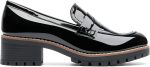 Women's Platform Chunky Heeled Loafers, Women Business Casual Shoes - Image 2