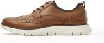 Mens Comfortable Dress Shoes Casual Oxford Shoes Breathable Mens Dress Sneakers Lightweight Business Casual Oxford Sneakers with Wingtip Shoes for Office Walking - Image 2