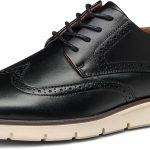 Mens Dress Shoes Genuine Leather  Mens Casual Dress Shoes Comfortable Business Casual Formal Oxford Sneakers for Men