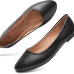 Women's Flats Shoes Ballet Flats Dress Shoes Comfortable PU Leather Slip on Shoes for Women