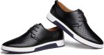 Men's Casual Oxford Shoes Breathable Flat Fashion Sneakers - Image 2