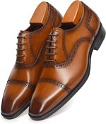 men Dress Shoes Oxford Formal Modern Leather Shoes for Men